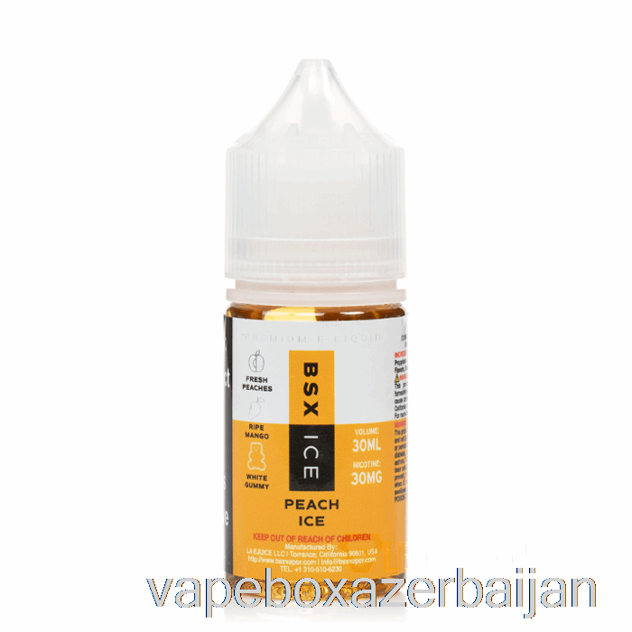 Vape Azerbaijan Peach Ice - BSX Salt Series - 30mL 30mg